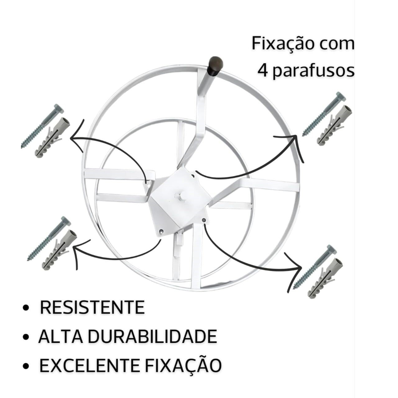 Enrolador de Mangueira Giratório - Imagem 2