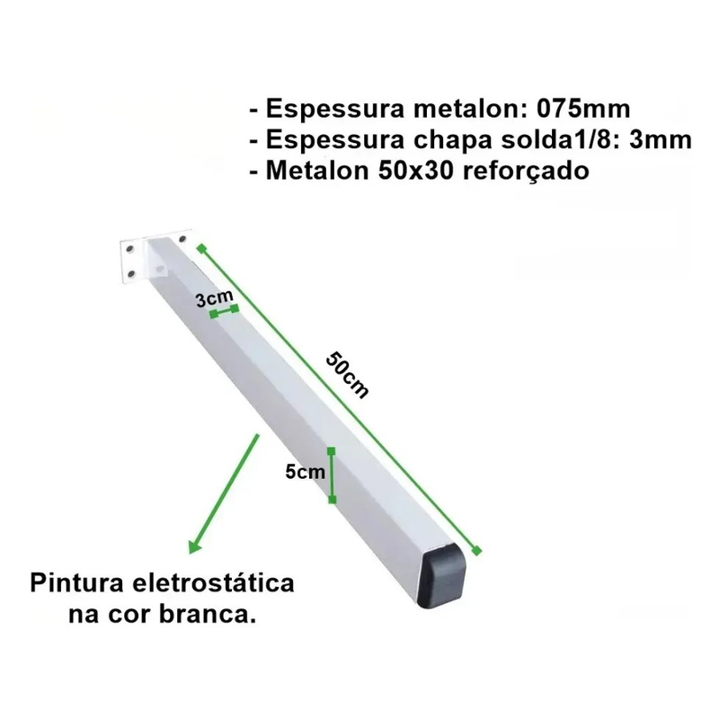 Suporte de Pia para Parafusar Simples - Imagem 2